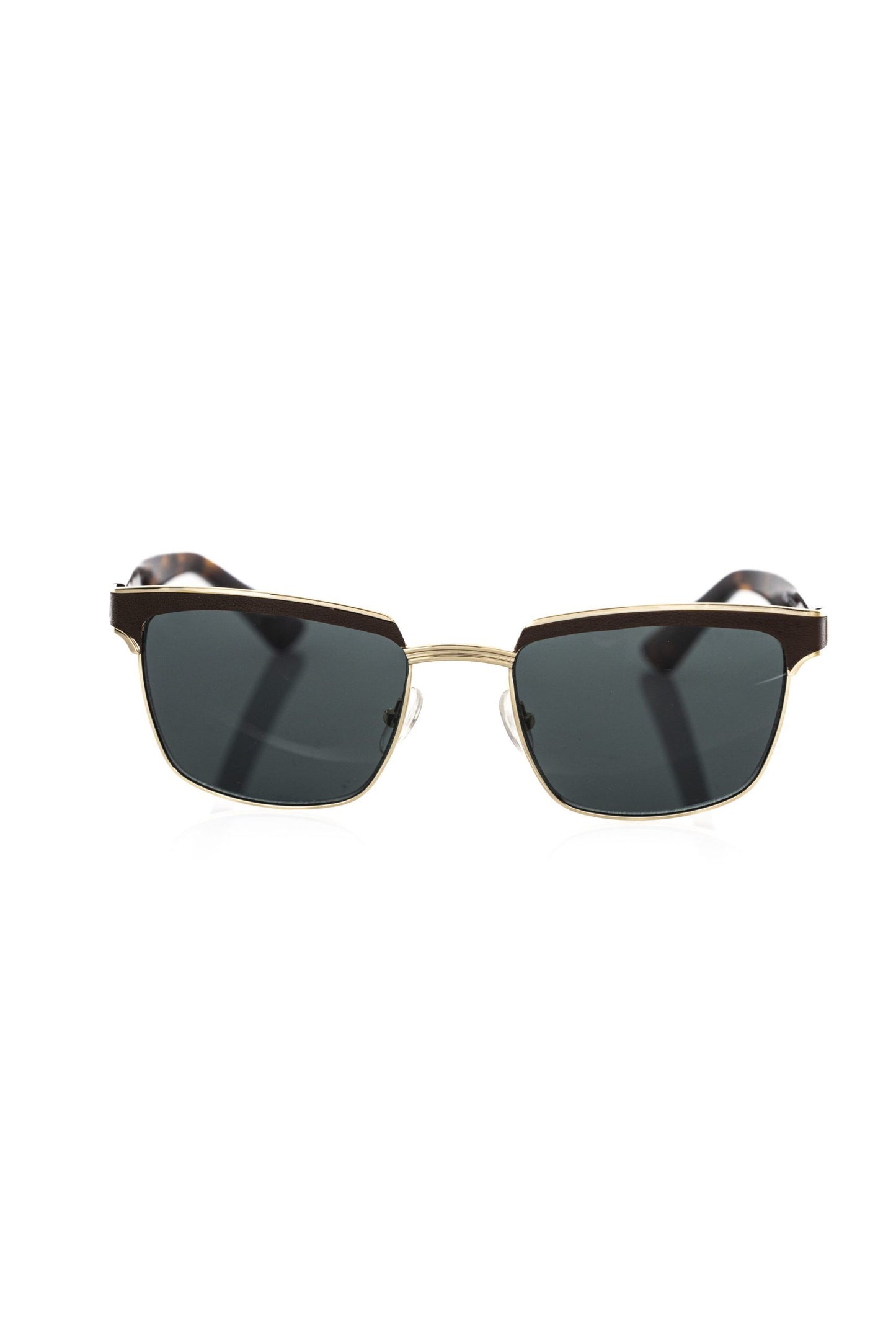 Brown Metallic Fibre Sunglass