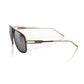 Black Metallic Fiber Men Sunglass