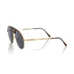 Brown Metallic Fibre Men Sunglass