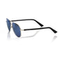 Silver Metallic Men Sunglass