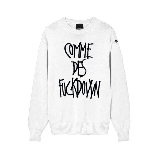 White Wool Women Sweater