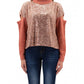 Pink Acrylic Women Sweater