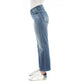 Blue Cotton Women Jeans