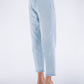 Light Blue Cotton Women's High-Waisted Jean