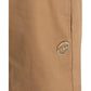 Beige Chic Logo-Embellished Shorts