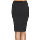 Elegant Black Cotton Sheath Dress