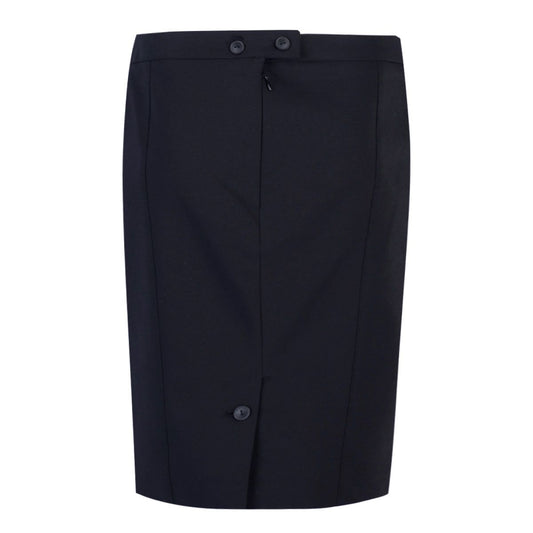 Black Polyester Women Skirt