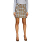 Elegant Woven Skirt with Pockets and Belt Loops