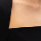 Elegant Long Sleeve Black Viscose Dress with Leopard Details