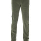 Green Cotton Men Jean