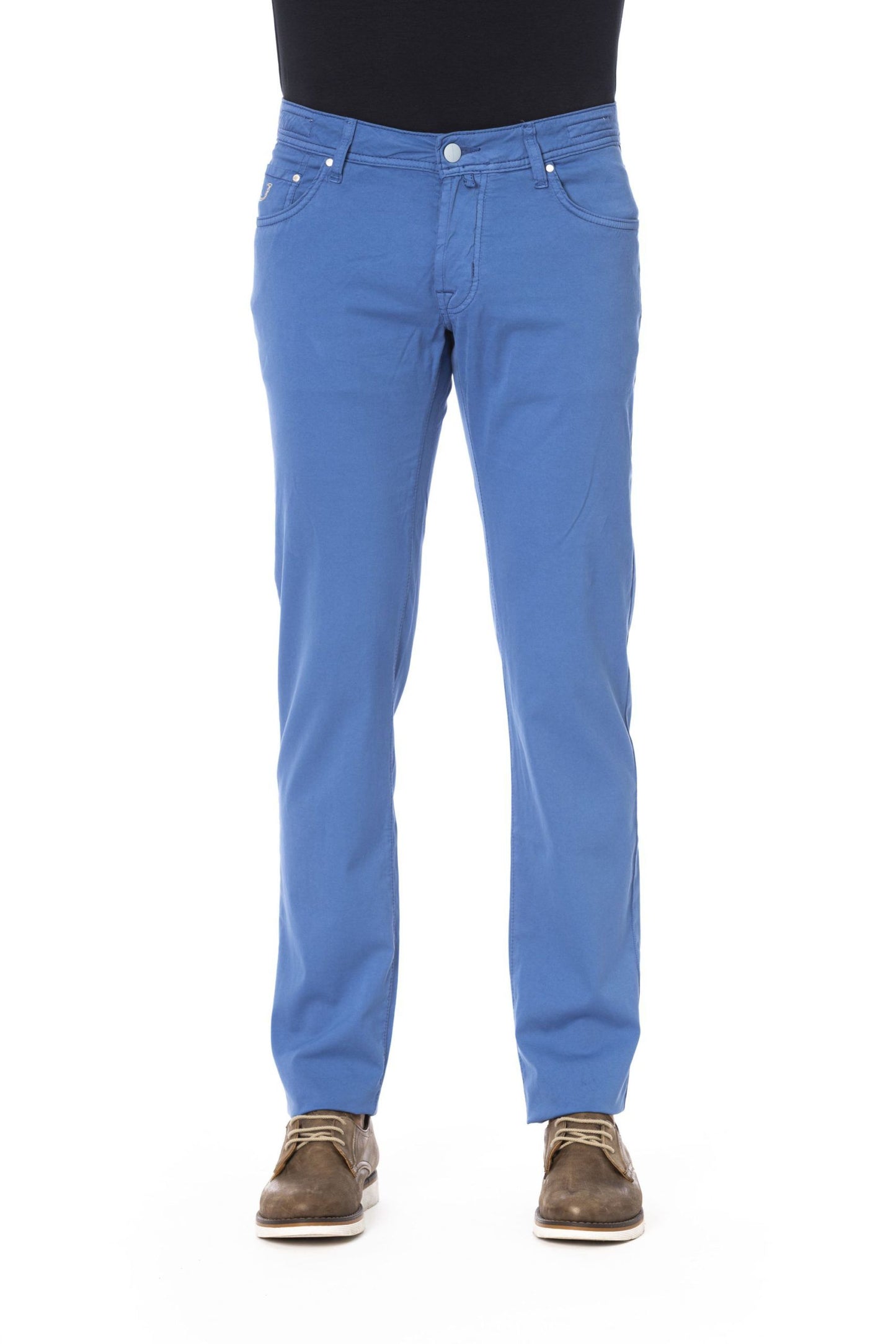 Blue Cotton Men Jeans