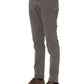 Brown Cotton Men Trouser