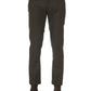 Green Wool Men Jeans
