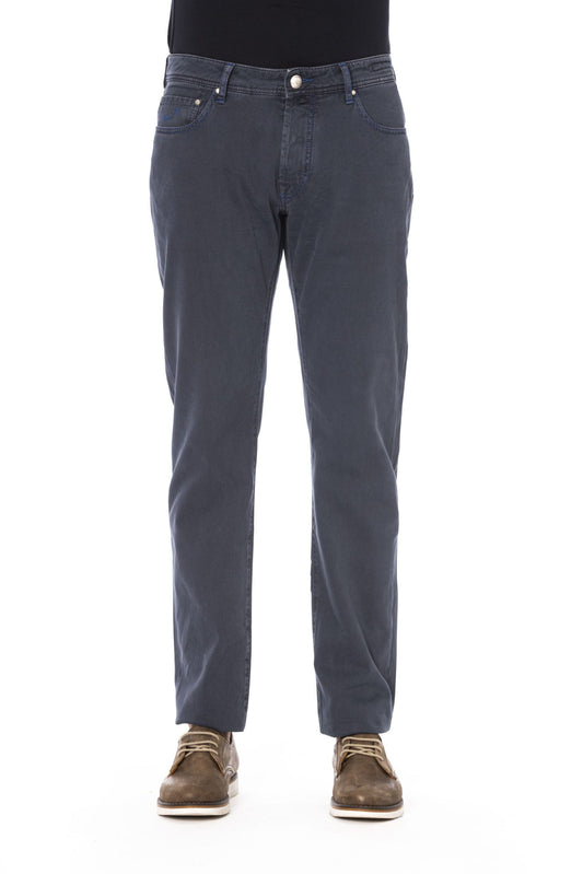 Blue Cotton Men Jeans