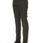 Green Wool Men Jeans