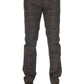 Gray Cotton Men Jeans