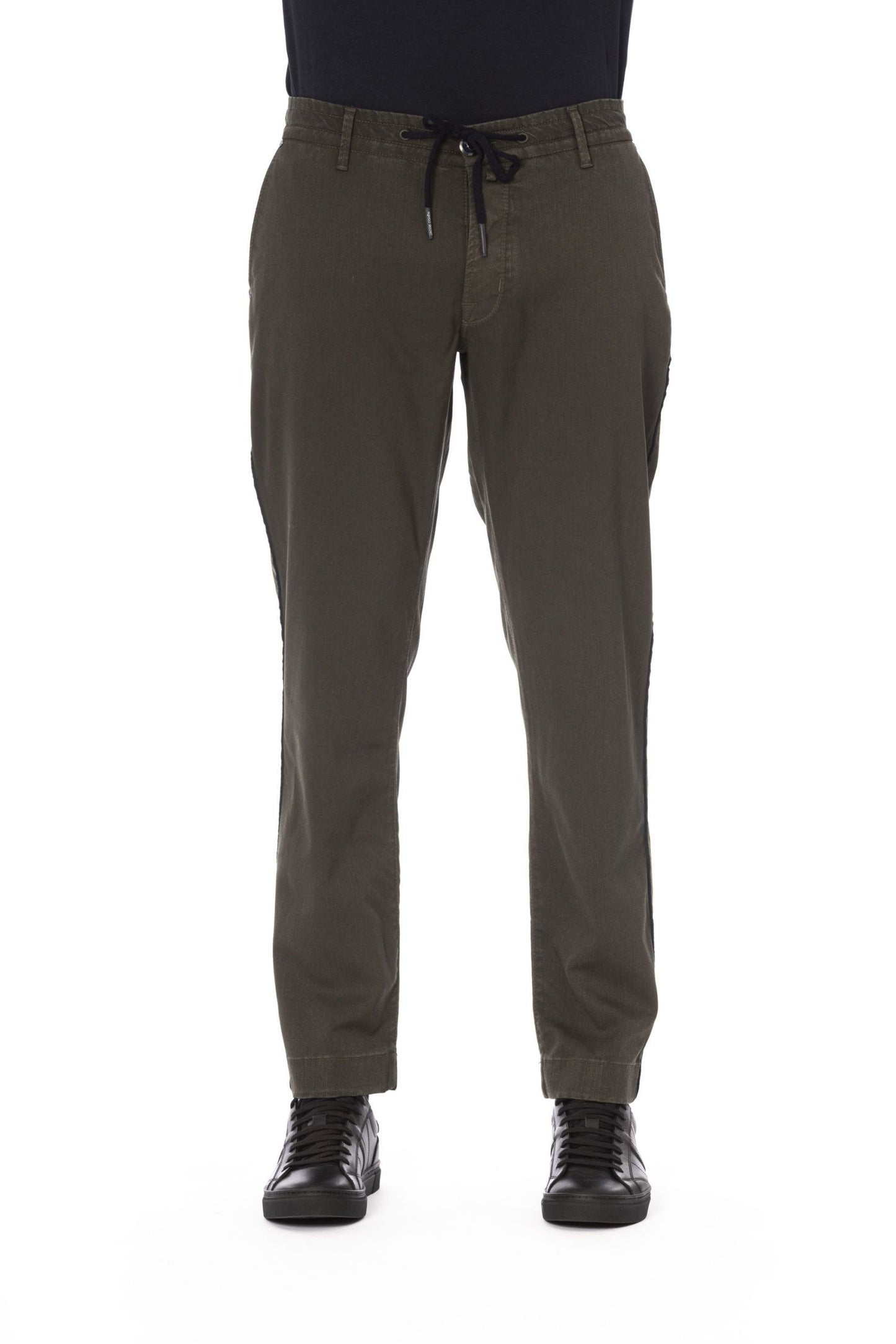 Green Elastane Men's Jean