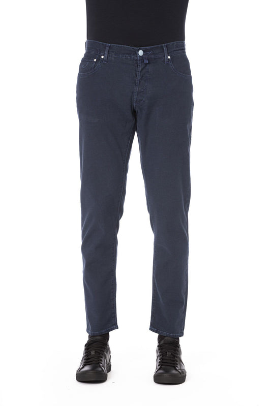 Blue Cotton Men Jeans