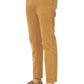 Beige Cotton Men Jean