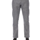 Gray Wool Men Pants
