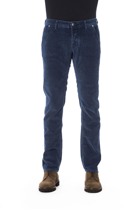 Blue Cotton Men Jean