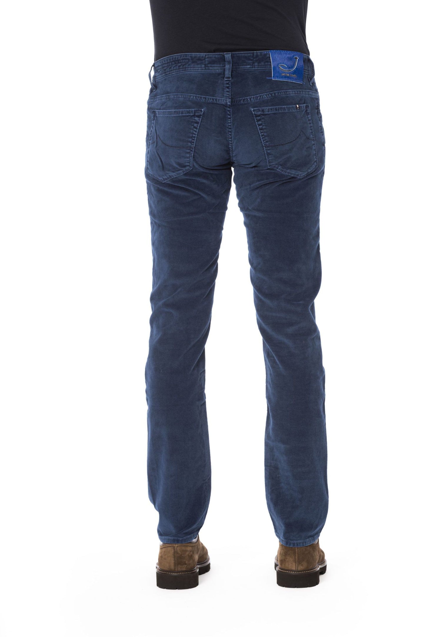 Blue Cotton Men Jean