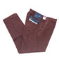 Burgundy Cotton Men Chino Jeans