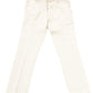 Silver Cotton Men Jeans