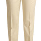 Elegant Mid Waist Tapered Trousers