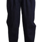 Elegant Embellished High-Waist Denim