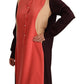Chic Multicolor Shift Dress with Collared Neck