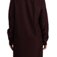 Chic Multicolor Shift Dress with Collared Neck