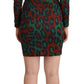Elegant Silk Jersey Leopard Wrap Dress