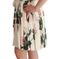 Elegant Stretch Silk Pleated Rose Dress