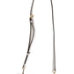 Chic White Leather CASSIE Shoulder Bag