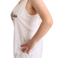 Elegant White Cotton Tank Top