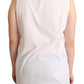 Elegant White Cotton Tank Top