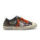 Black Leather Women Sneaker