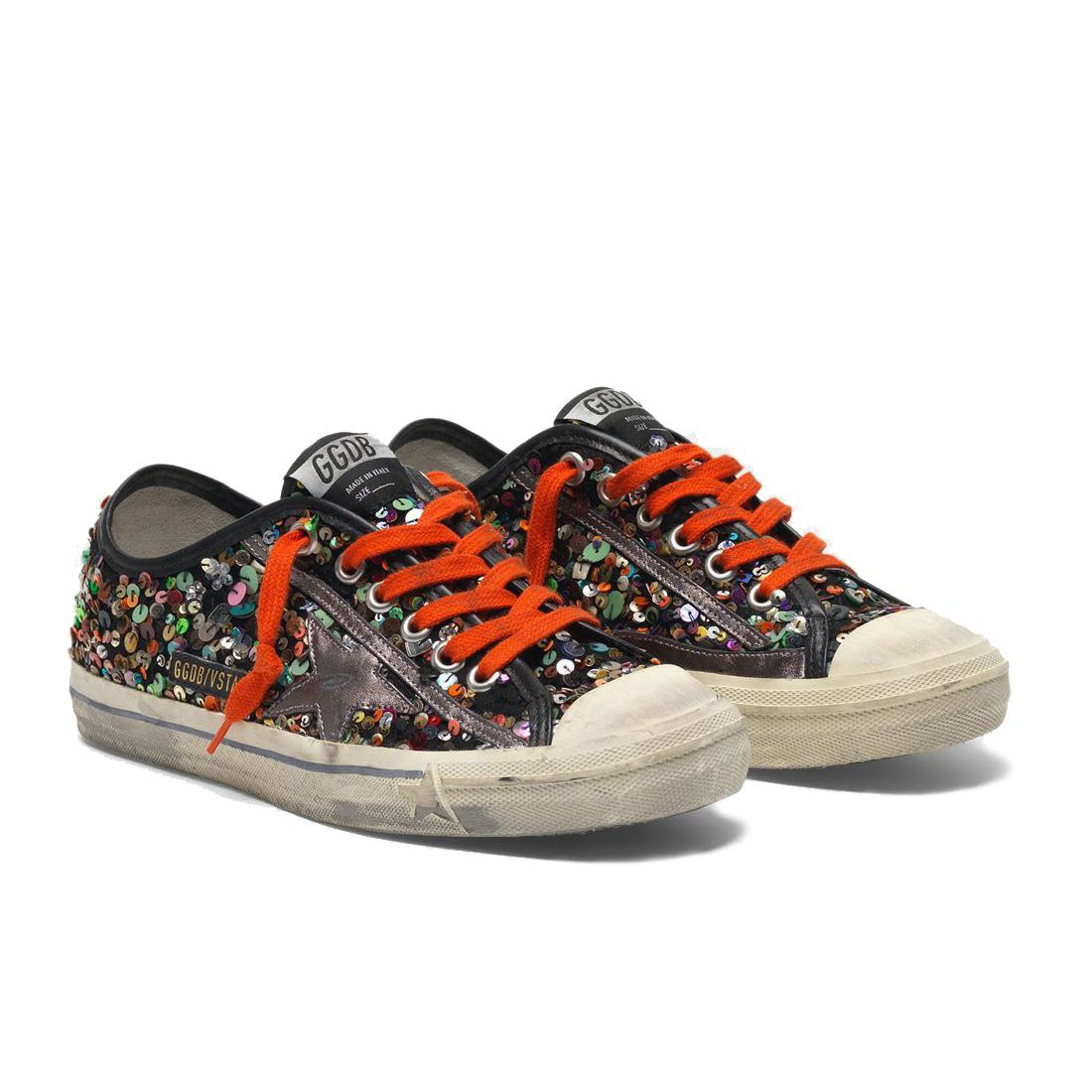 Black Leather Women Sneaker