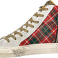 Red Leather Women Sneaker