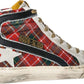 Red Leather Women Sneaker