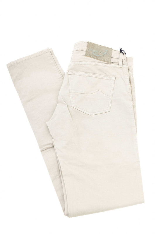 Silver Cotton Women Jeans