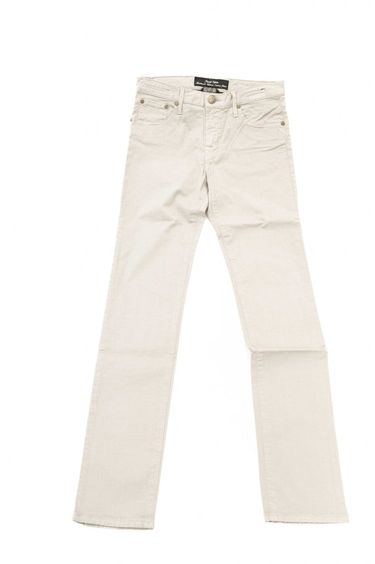 Silver Cotton Women Jeans