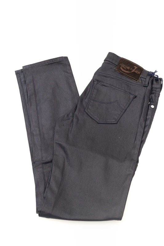 Gray Cotton Women Jeans