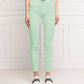 Light Green Cotton Women Jeans