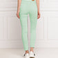 Light Green Cotton Women Jeans