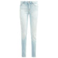 Light Blue Cotton Women's Jean