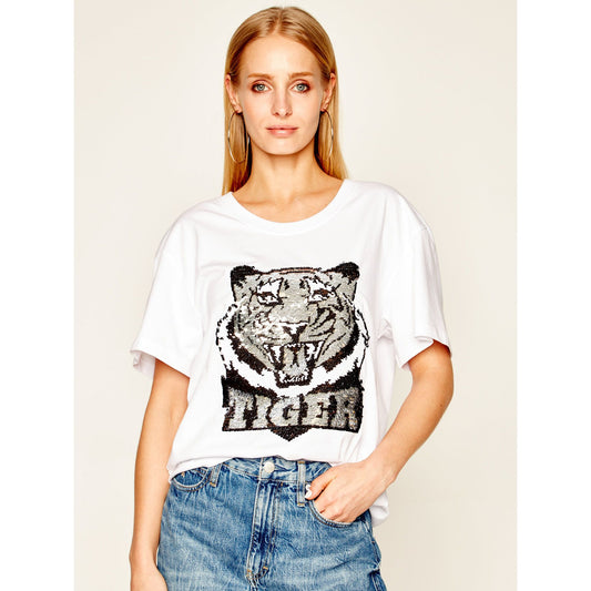 White Cotton Women Top