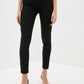 Black Cotton Women's Slim Jean