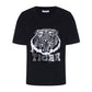 Black Cotton Women T-Shirt